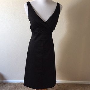 White House Black Market sleeveless black dress 👗